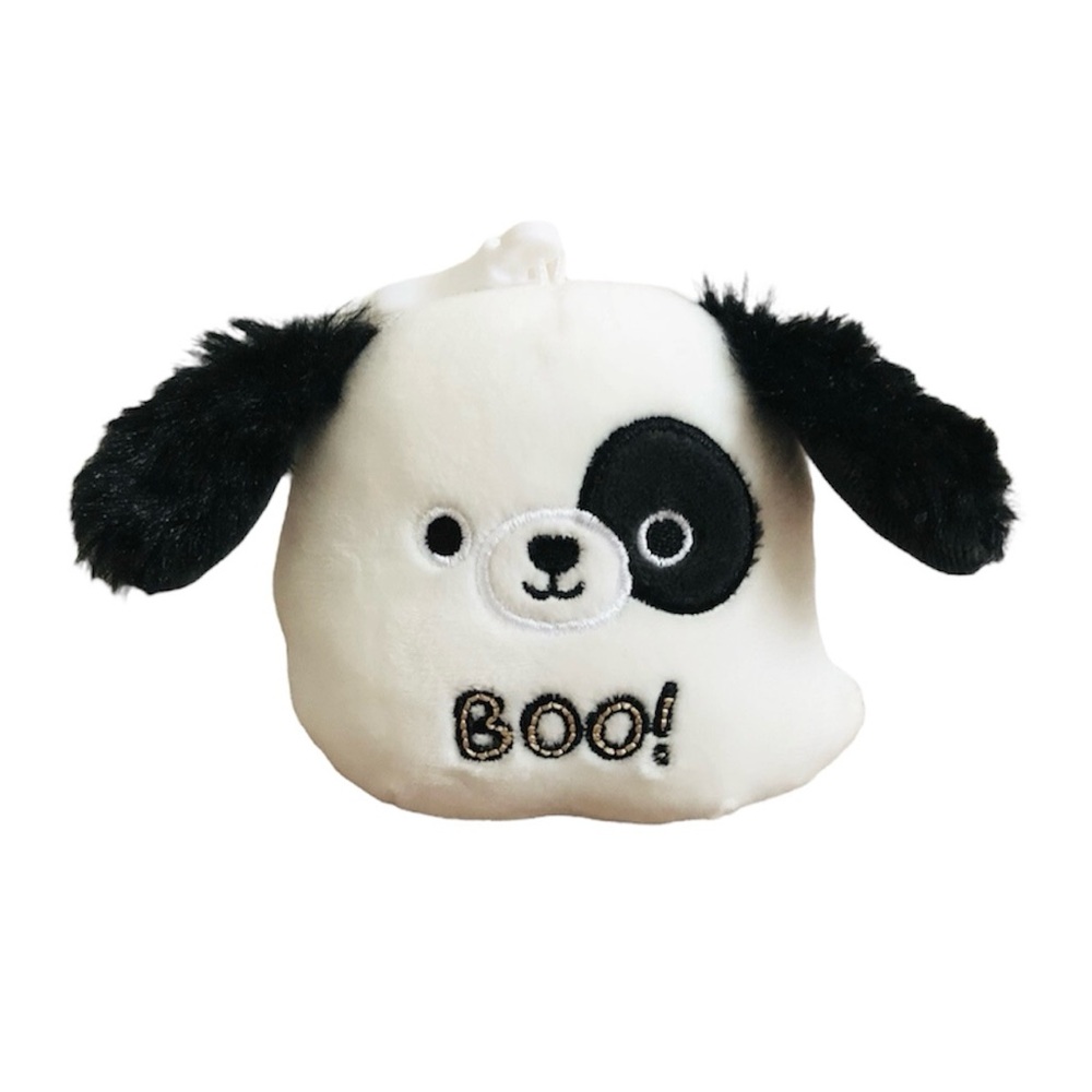 Squishmallow Beau the Ghost Dog Halloween Clip (3.5” Mini)